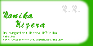 monika mizera business card